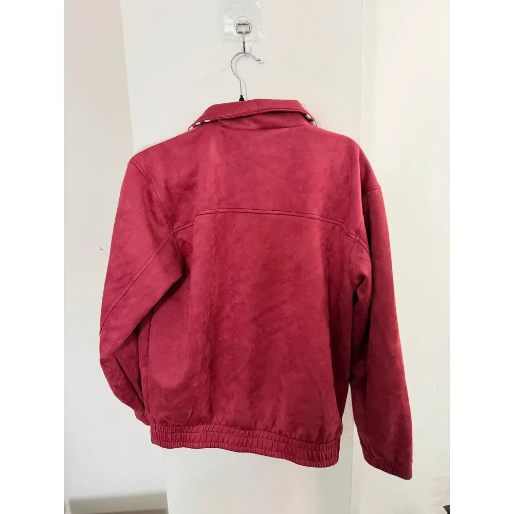 NWT Adidas Chinese New Year Jacket Coat Red Maroon Oversized Unisex 2XS